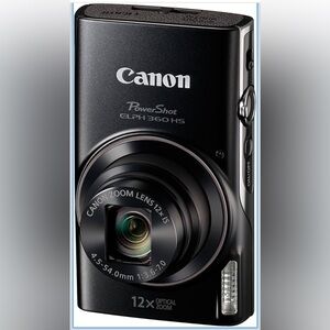 Canon PowerShot ELPH 360 HS Silver Camera